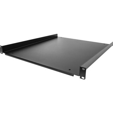 StarTech.com 1U Rack Shelf - Universele 19 inch Server Rack PlankLade voor AVDataNetwerk Apparatuur – CantileverUitkragende Ligger – Max. 25kg -Diepte 50 cm (20”) (SHELF-1U-20-FIXED-S)