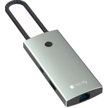 Techly Hub USB-C 6 in 1