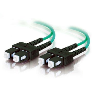 C2G SC-SC 10Gb 50125 OM3 Duplex Multimode PVC Fiber Optic Cable (LSZH) - Netwerkkabel