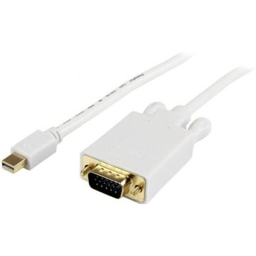 StarTech.com 3 m lange Mini DisplayPort-naar-VGA-adapterconverterkabel – mDP-naar-VGA 1920x1200 - wit