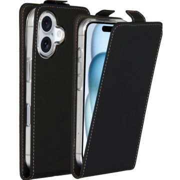 Accezz Flipcase iPhone 16 - Zwart