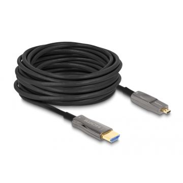 DELOCK Aktives Optisches 5 in 1 HDMI Kabel 8K 60 Hz 30 m