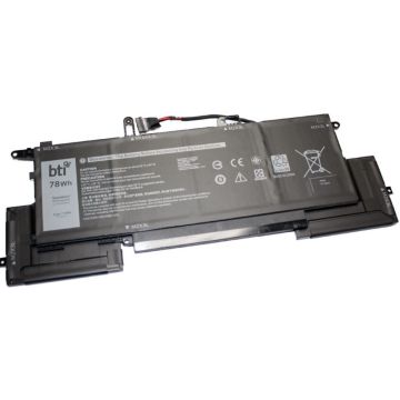 BTI - Batterij voor laptopcomputer (gelijk aan: Dell 7146W, Dell 2K0CK, Dell 451-BCID, Dell 8RTVG, Dell C76H7, Dell WD8P8)