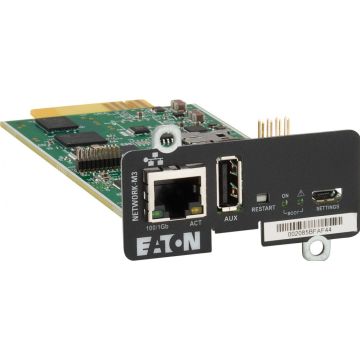 Eaton Cybersecure Gigabit NETWORK-M3 Card for UPS and PDU - Adapter voor beheer op afstand