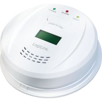 LogiLink Kohlenmonoxidmelder met LCD