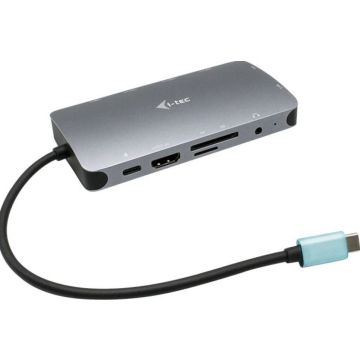 i-Tec USB-C Metal Nano Dock HDMI/VGA with LAN + Power Delivery 100 W - Dockingstation