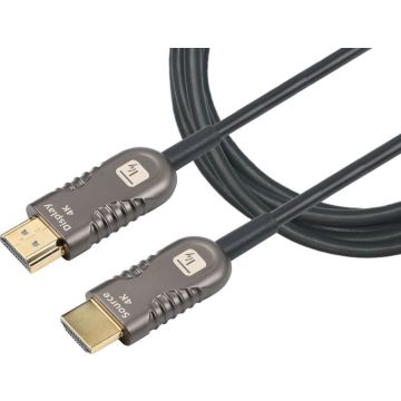 Techly HDMI 4K 60Hz AOC LWL Kabel 15m