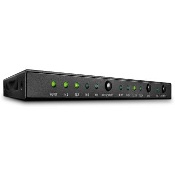 Lindy 4 Port HDMI 2.0 18G Switch met Audio