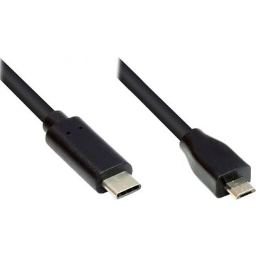 Good Connections USB2.0 Kabel Micro B-C zwart. 2m