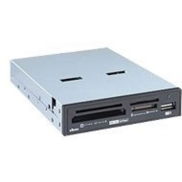 Card Reader ultron UCR 75in1 +USB 8.9cm (3.5"")intern zwart.