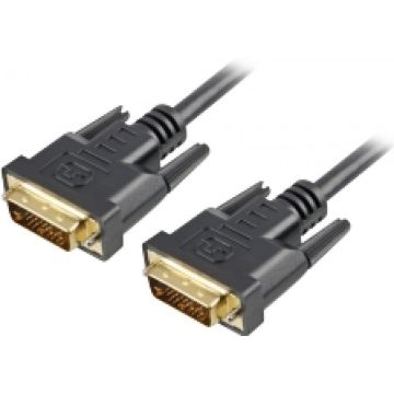 Sharkoon DVI-D/DVI-D (24+1), 1m