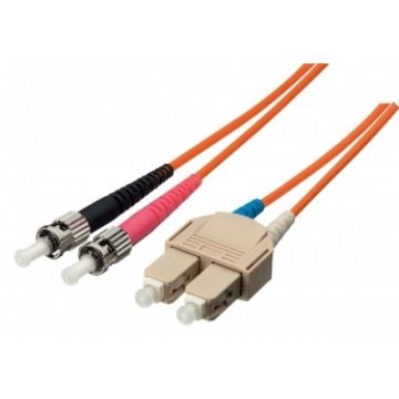 Equip LWL Patchkabel ST->SC 15.00m Singlemode Duplex O plastic zak