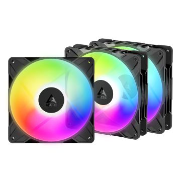 Arctic P14 Pro Reverse A-RGB Black 3-pack - Ventilator