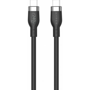 2M Silicone 240W USB-C Charging Cable Bl