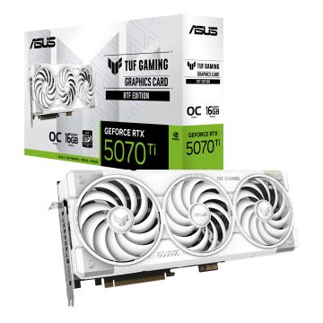 ASUS TUF Gaming GeForce RTX 5070 Ti  16GB GDDR7 BTF White OC Edition - Videokaart
