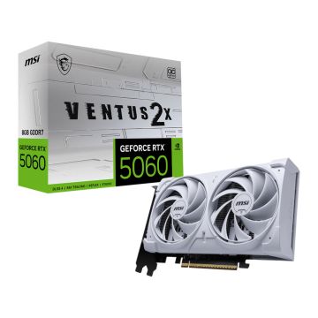 MSI GeForce RTX 5060 8G VENTUS 2X OC WHITE - Videokaart