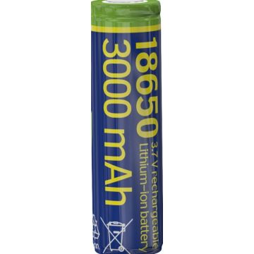gembird Lithium-Ionen-18650-accu (10C), 3000 mAh