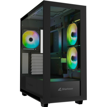 Sharkoon Rebel C60 Black - Midtowermodel