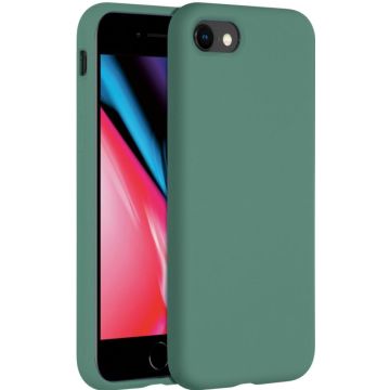 Accezz Liquid Silicone Backcover iPhone SE (2022 / 2020) / 8 / 7 - Pine Green