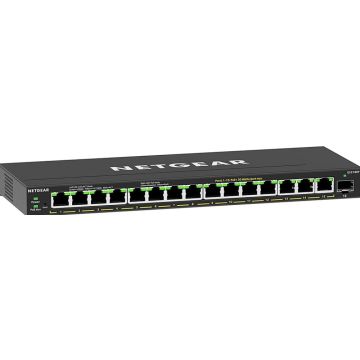 NETGEAR 16-poorts PoE+ Gigabit Ethernet Plus Switch (180W) met 1 SFP poort (GS316EP) - Switch
