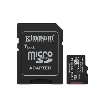 Kingston Industrial microSD 128GB Incl. SD-Adapter - Flashgeheugenkaart