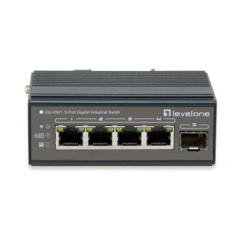 LevelOne Switch 5x Ge IGU-0501 PoE DIN-Rail,-30°C to 65°C