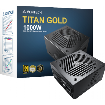 Montech Titan Gold 1000W - Voeding
