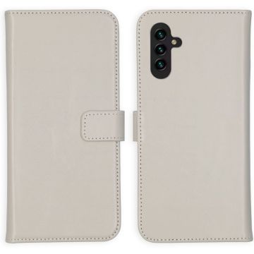 Selencia Echt Lederen Bookcase Samsung Galaxy A13 (5G) / A04s - Greige
