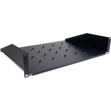 Inter-Tech 19"" Boden SW-2U-350, 89x480x300mm, RAL 9005