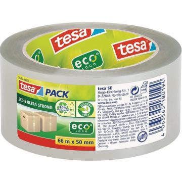 tesapack Papier eco & ultra Strong 66m 50mm PCR -Packband-