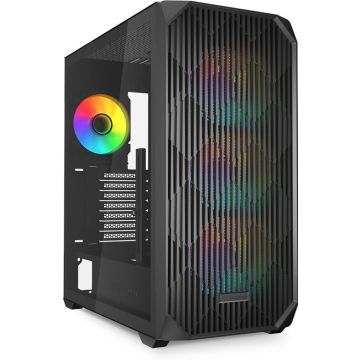 Sharkoon Behuizing AK3 RGB ATX 1xGlas zwart