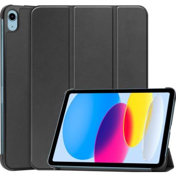 Accezz Trifold Bookcase iPad 10 (2022) 10.9 inch - Zwart