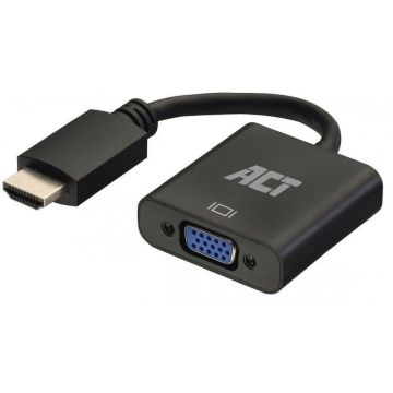 ACT AC7535 - HDMI‑naar‑VGA adapterkabel