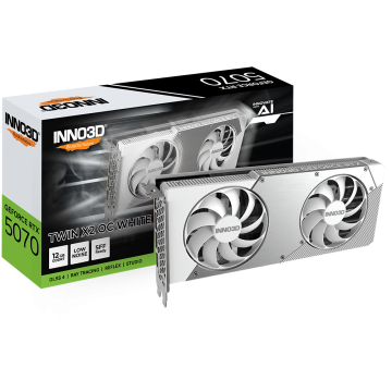 Inno3D Twin X2 GeForce RTX 5070 OC White - Videokaart