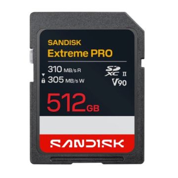 Sandisk Extreme Pro UHS-II V90 512GB - Flashgeheugenkaart