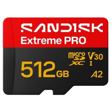 Sandisk Extreme Pro microSD UHS-I 512GB - Flashgeheugenkaart