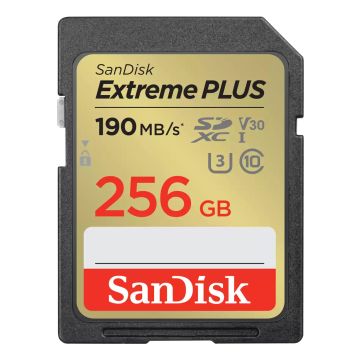 Sandisk Extreme Plus SDXC 256GB - Flashgeheugenkaart