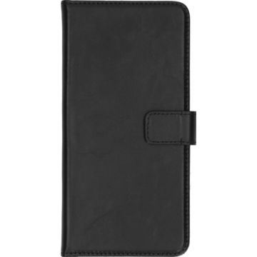 Selencia Echt Lederen Bookcase Samsung Galaxy A51 - Zwart