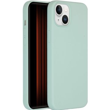 Accezz Liquid Silicone Backcover met MagSafe iPhone 15 Plus - Sky Blue