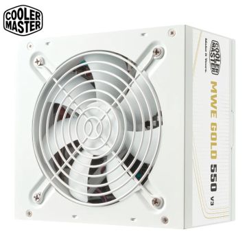 Cooler Master MWE Gold 550 V3 ATX 3.1 White Edition Non-Modular - Voeding