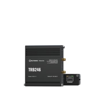 Industrial 4G LTE gateway equipped withI/Os RS232 RS485 and Ethernet interfaces for IoT solutions requiring versatility and reliable M2M communication