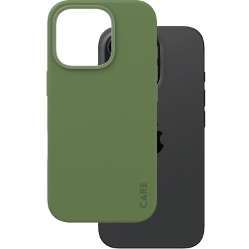 CARE by PanzerGlass Fashion Backcover MagSafe voor de Apple iPhone 16 Pro - Groen  