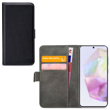 Mobilize Classic Gelly Wallet Bookcase Samsung Galaxy A35 - Zwart  