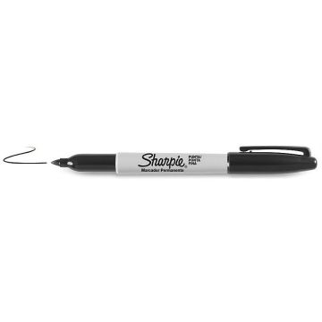 Sharpie S0810930 Zwart - Permanente marker (12 stuks)