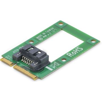StarTech.com mSATA-naar-SATA HDD  SSD-adapter – Mini SATA-naar-SATA-converterkaart - Controller voor opslag