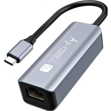 Techly USB 3.1 Type C auf RJ45 Adapter
