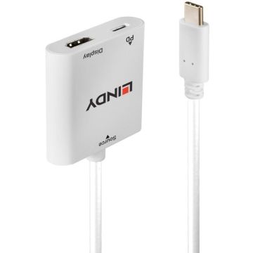 Lindy USB 3.1 Type C auf HDMI 4K60 Converter met PD