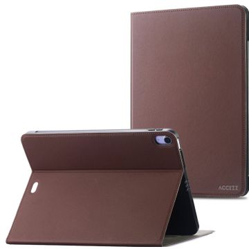 Accezz Classic Tablet Case iPad Air 11 inch (2024) M2 / Air 5 (2022) / Air 4 (2020) - Bruin