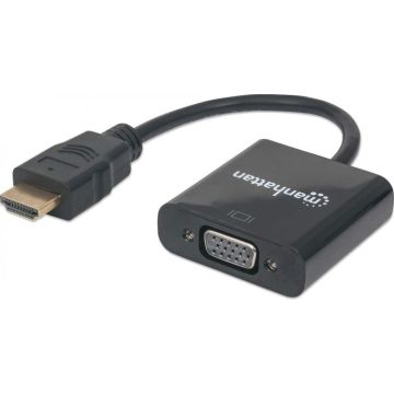 Manhattan HDMI Male to VGA Female Black