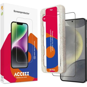Accezz Gehard Glas Full Cover Screenprotector - met applicator
